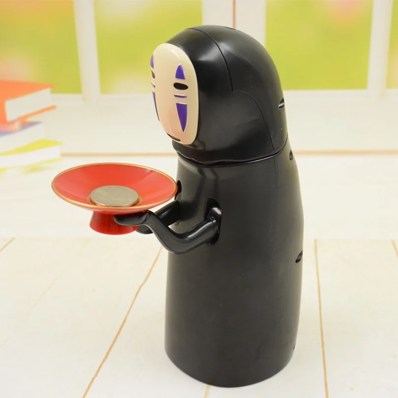 2019 Play Money Faceless Man Money Box Ghost Figure Coin Cartoon No-face Piggy Bank Funny Faceless 