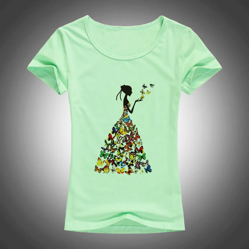 Verano lycra algodón t-shirt mujer Harajuku mariposa imprimir Camisetas Mujer Tops o-cuello Camisetas Tees Femme f108 Verano lycra algodón t-shirt mujer Harajuku mariposa imprimir Camisetas Mujer Tops o-cuello Camisetas Tees Femme f108