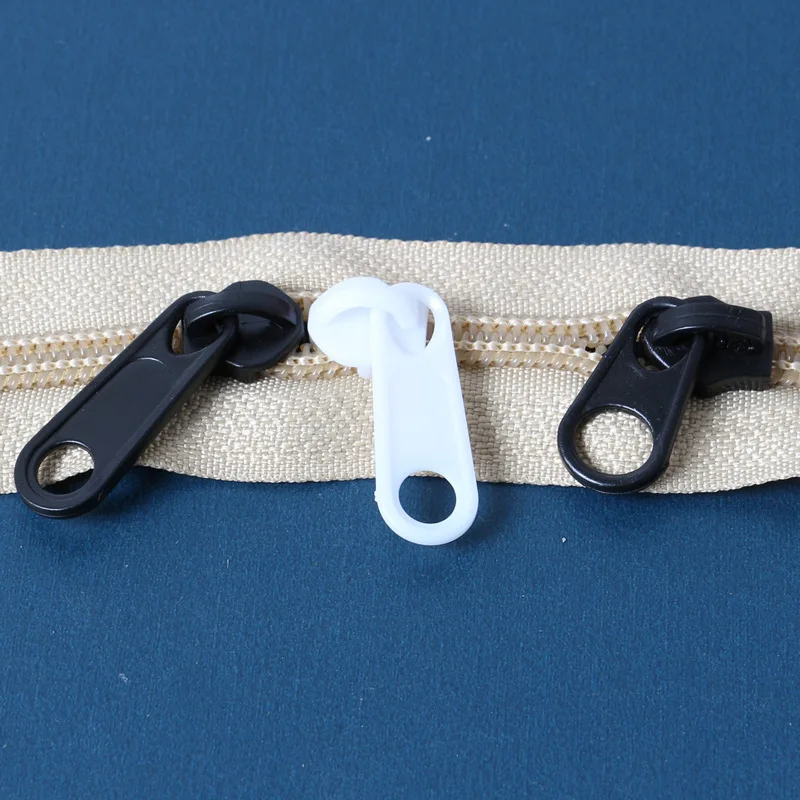 

NEW Zipper Puller 20pcs 5# High Quality Plastic Resin Sliders For No.5 Nylon Zippers For Sewing And Craft Diy Accessories