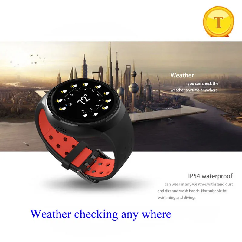 2017 новейший AMOLED экран 4 0 МП камера Wifi GPS WCDMA и GSM bluetooth 5 1 Android Смарт часы с 1G + 16G Google Map|