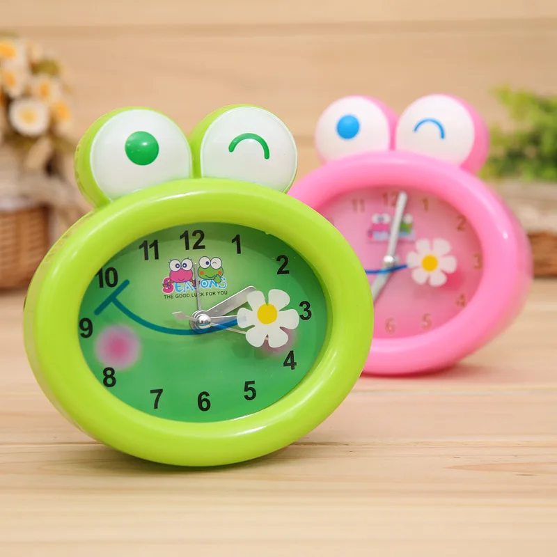 

Desktop Frog Alarm Clock For Lovely Children Alarm Clock Student Cute Digital Alarm Clock Korean Animal Cartoon Alarm Clock