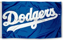 LA Dodgers MLB Banner Flag 3′ x 5′ Banner brass metal holes Flag