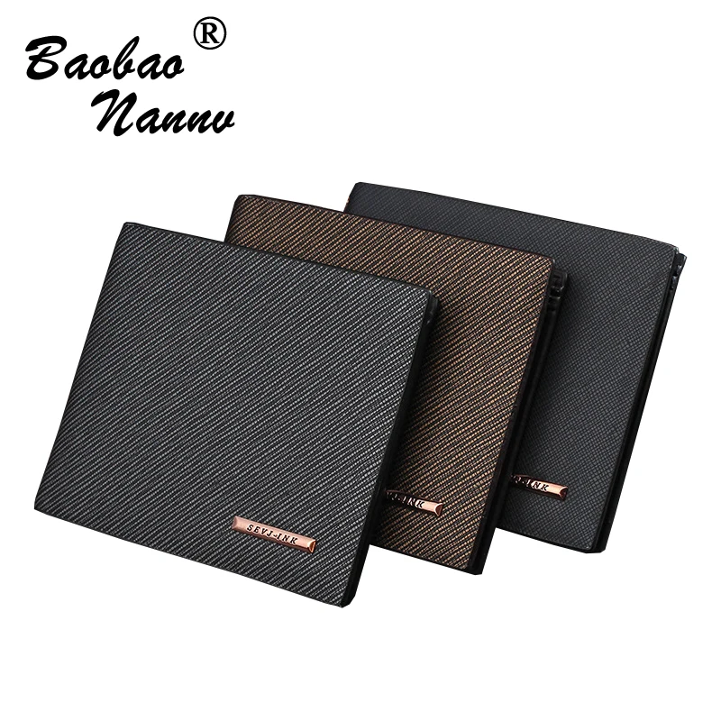 Wallet Men Purse Leather Male Wallets Card Coin Holder Vintage Minimalist Purses font b Money b