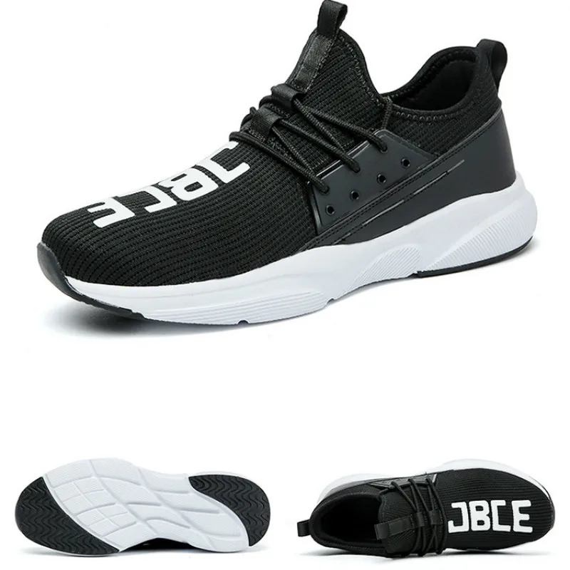 

Running Shoes Spring 2019 New Air-permeable Flying Weaving Elastic Woman sneakers Outdoor Slip-proof Light Fitness Men's Shoes