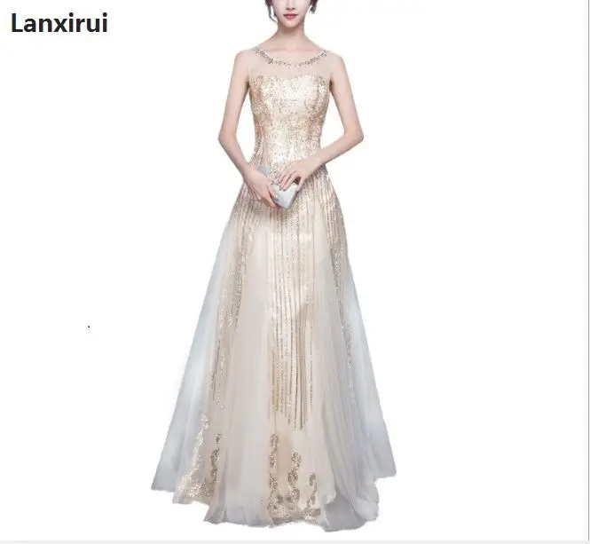 

2019 Neck A-Line Tea-Length Tulle Short Sleeves Embroidery Short Women Girls Formal Party Dresses