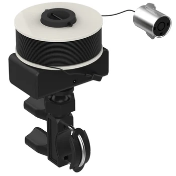 

WIFI Visual Fish Finder with 20m cable Infrared Underwater Camera and Universal Bracket for Any Installation Free APP Monitoring