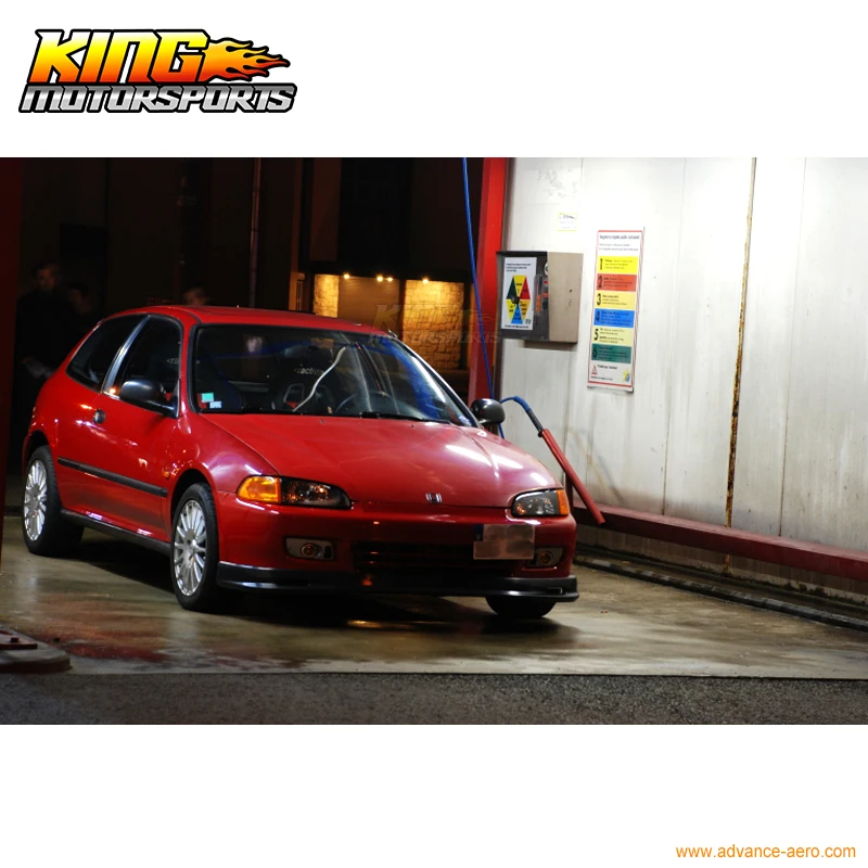 Подходит 92-95 HONDA CIVIC EG хэтчбек купе 2DR 3DR MUGEN стиль передний бампер спойлер Глобальный по всему миру