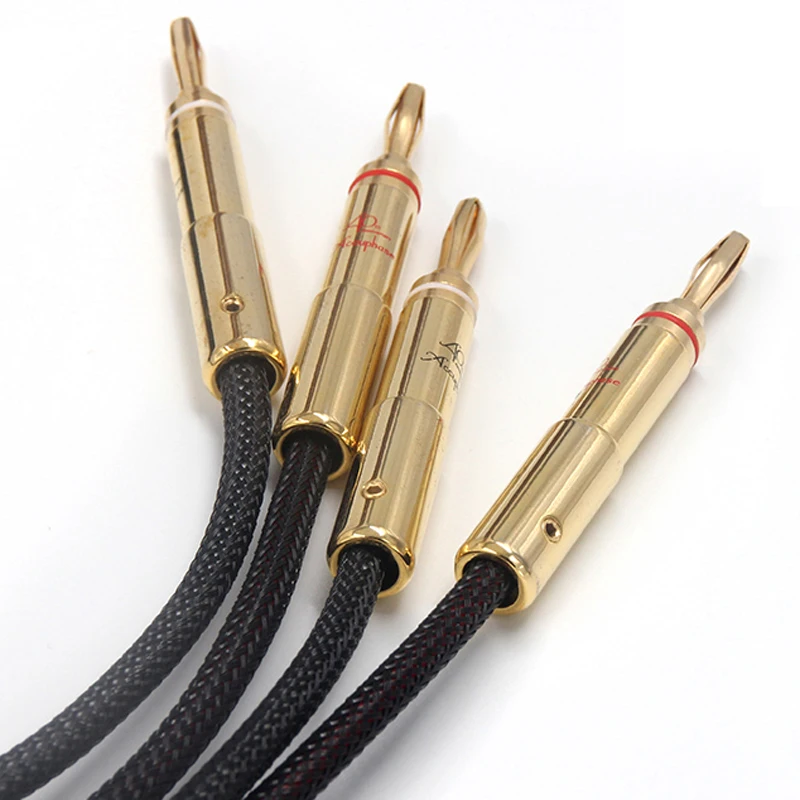 Кабель Hifi для динамика Accuphase OCC провод аудиоколонки из чистой меди с позолоченным