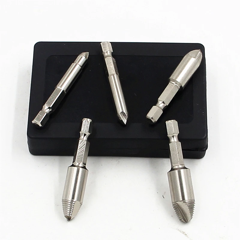 Damaged Screw 4pcs Remover Double end Stripped Screws Extractor Set