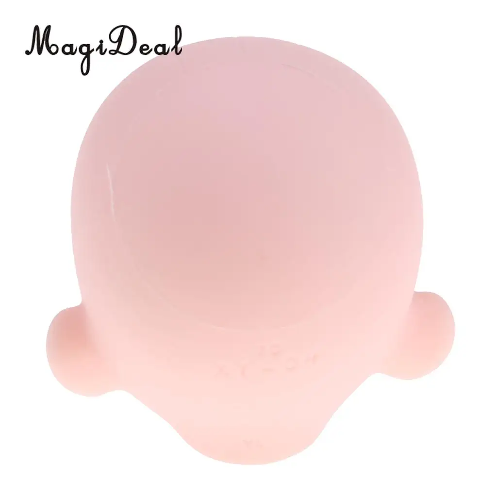 1/4 Female Doll Head Sculpt with Brown Eyes DIY Parts High Quality Plastic for BJD Doll