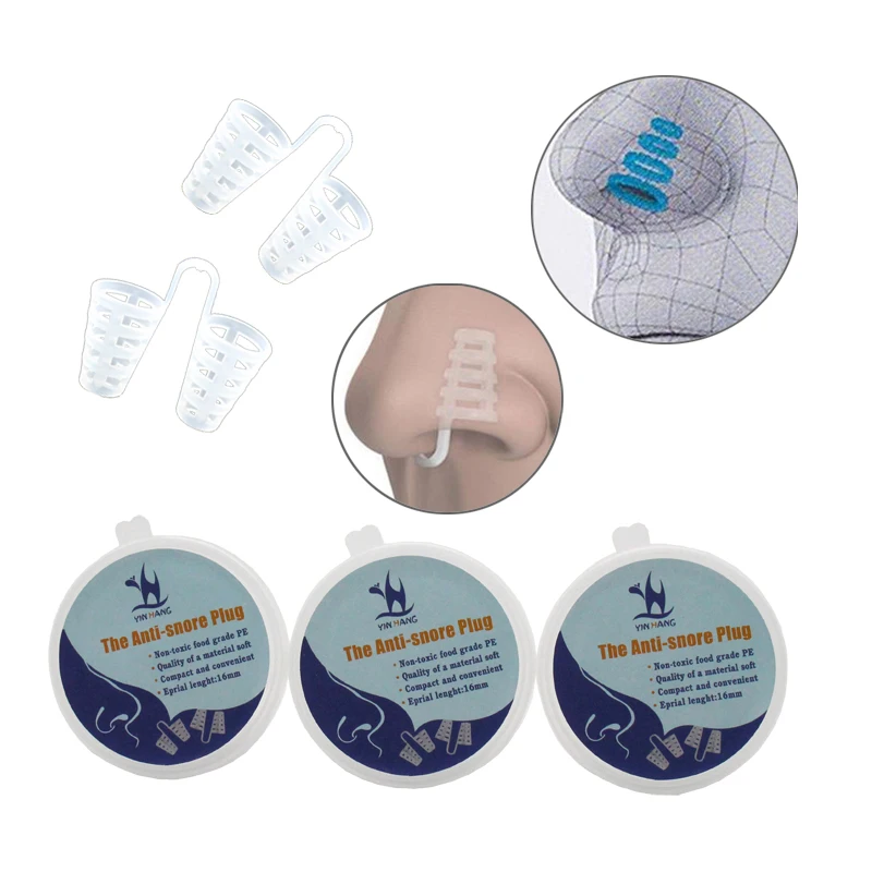 6Pcs Anti snore Nose Purifier Nasal Dilators Breath Easy Stop Snoring