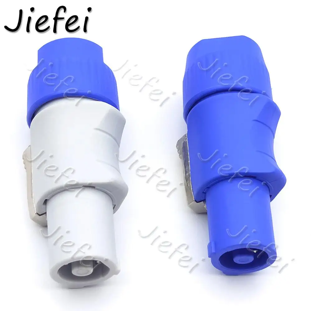 

4pcs high quality 250V Powercon 3 Pin Speaker Chassis Adapter PowerCon Connector NAC3FCA 20A AC Cable Powercon Male Plug