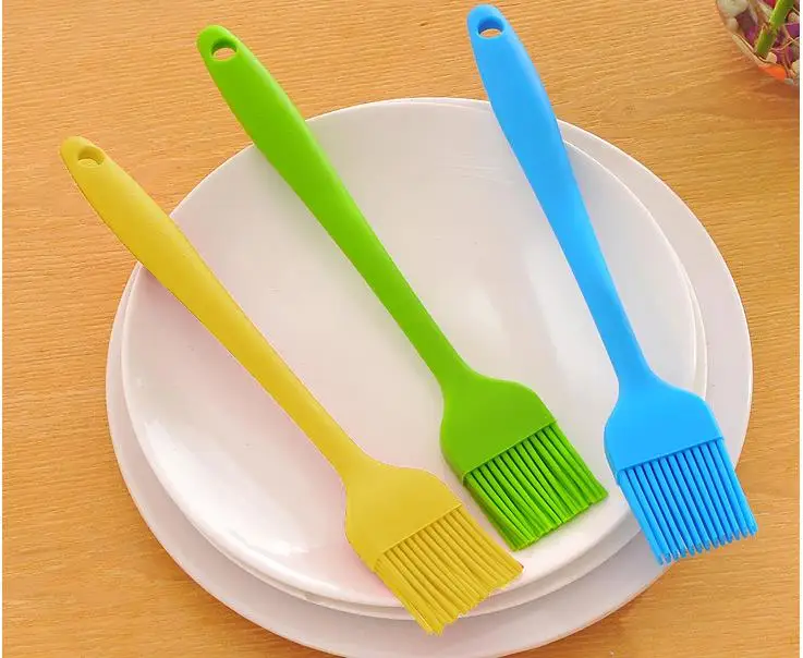 ORGANBOO 1PC Food grade Silicone High Temperature Barbecue Brush Kitchen Baking BBQ Oil Brush Gadget