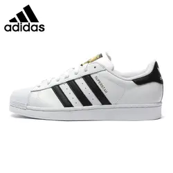 Оригинальные аутентичные Adidas Originals Superstar классика унисекс обувь для скейтбординга кроссовки Классика анти-скользкая для отдыха C77124