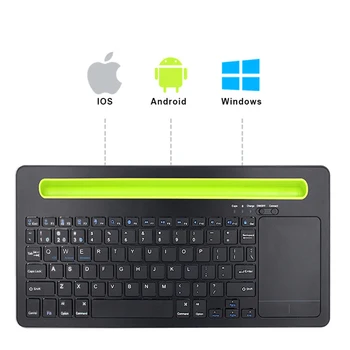 

Multifunction Bluetooth Wireless Keyboard 78 Keys Press Pad Keyboard For Ios Windows Android Os System With Touchpad