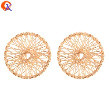 

Cordial Design 100Pcs 30*30MM Jewelry Accessories/Earrings Connectors/Round Shape/DIY Jewelry Making/Hand Made/Earring Findings