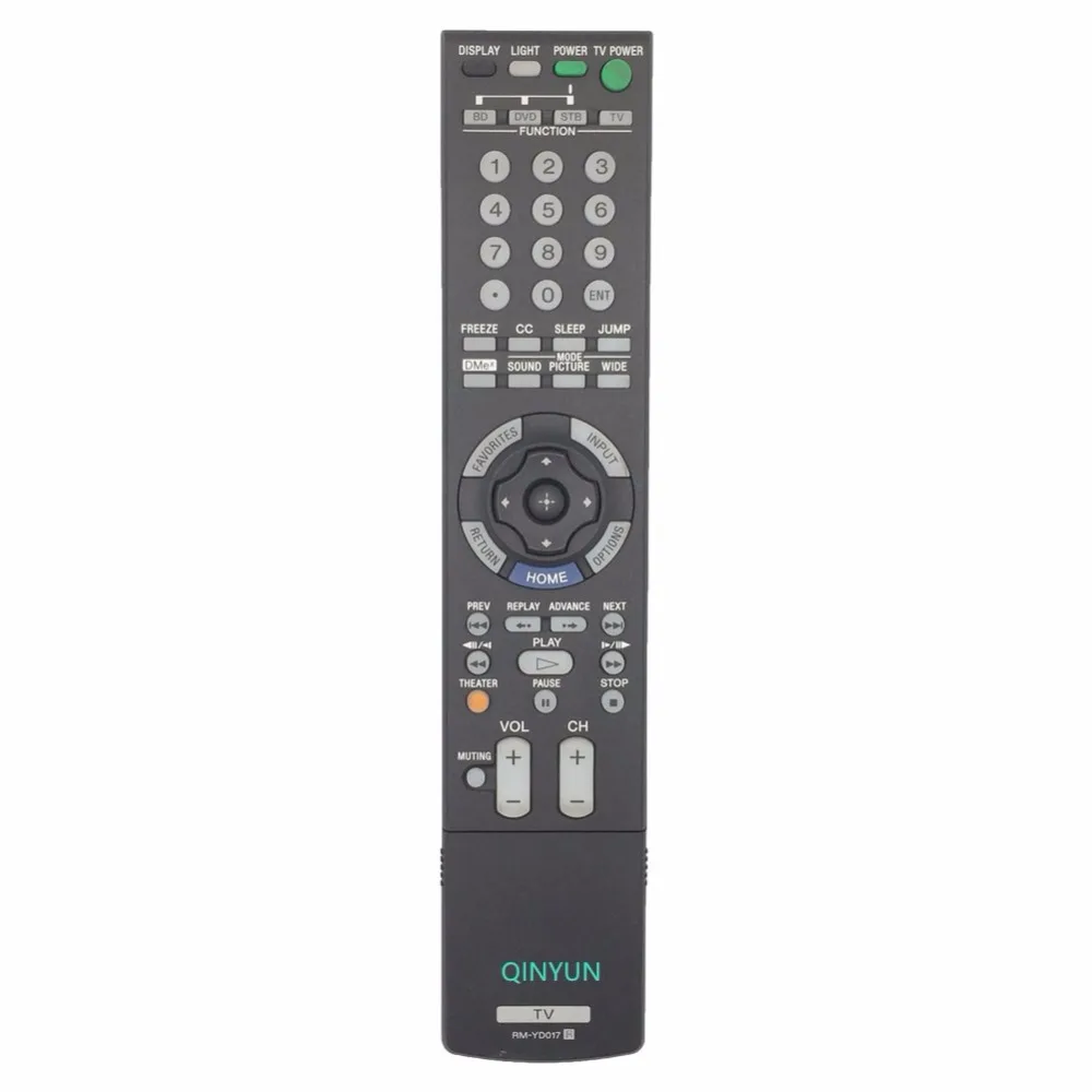 

RM-YD017 Remote Control For Sony Bravia TV KDL-40W3000 KDL-40XBR4 KDL-40XBR5 KDL-46W3000 KDL-46XBR4 KDL-52W3000 KDL-52WL130