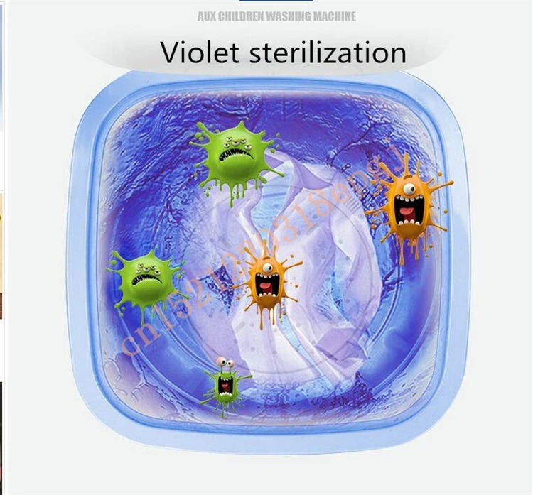 220V Мини полу-автоматическая электрическая Детская Одежда мытья стиральная машинка Портативный одноковшовый фиолетовый стерилизации по стандартам ЕС/Австралии