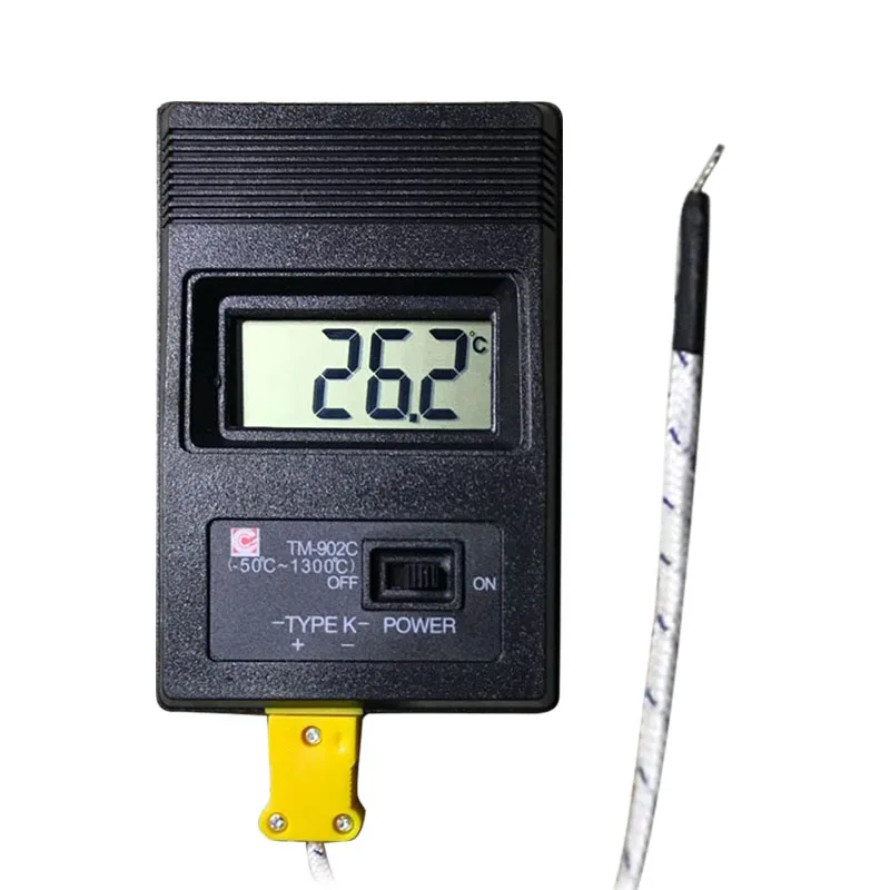 

High Precision Digital Thermometer Thermocouple Probe -50-1300 Degrees Temperature Measuring Instrument K Type Thermometer