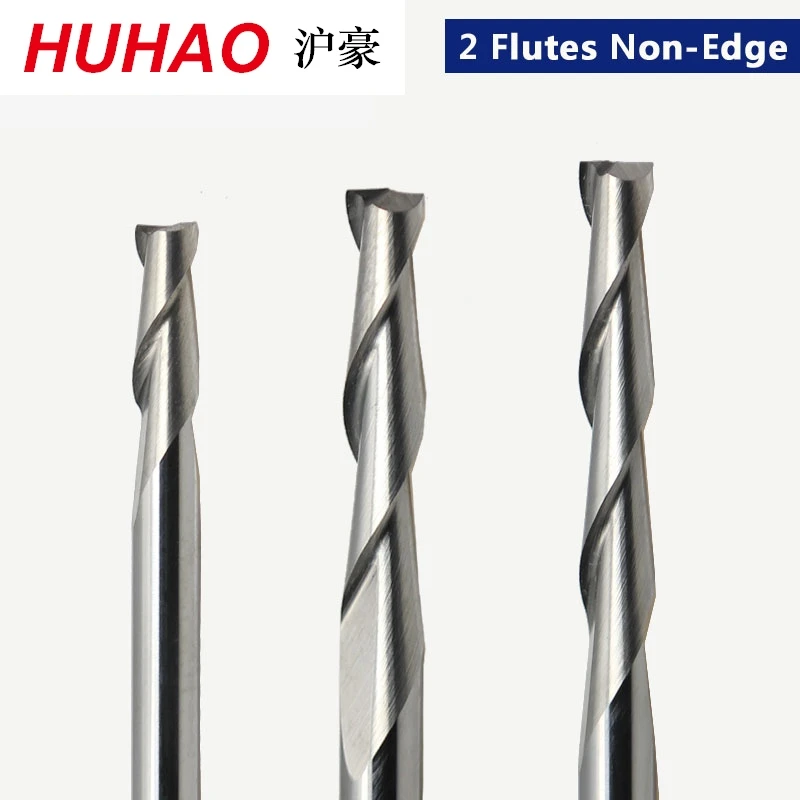 

Free Shipping 3.175mm SHK Carbide CNC Router Bits Two Flutes Spiral End Mills Double Flutes Milling Cutter Spiral PVC Cutter