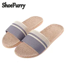 Летние домашние Тапочки для ванной Вьетнамки; Мужские дышащие льняное белье; сандалии-шлепанцы; мужская повседневная обувь; пляжные шлепанцы Мужчины противоскольжения на открытом воздухе пляжные горки сандалии с мягким