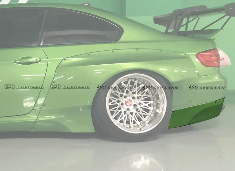 FRP зад Spat для BMW E92 M3 PD стиль широкий корпус Стекловолокно Задний бампер Spat Body Kit тюнинг отделка часть для E92 M3 Racing