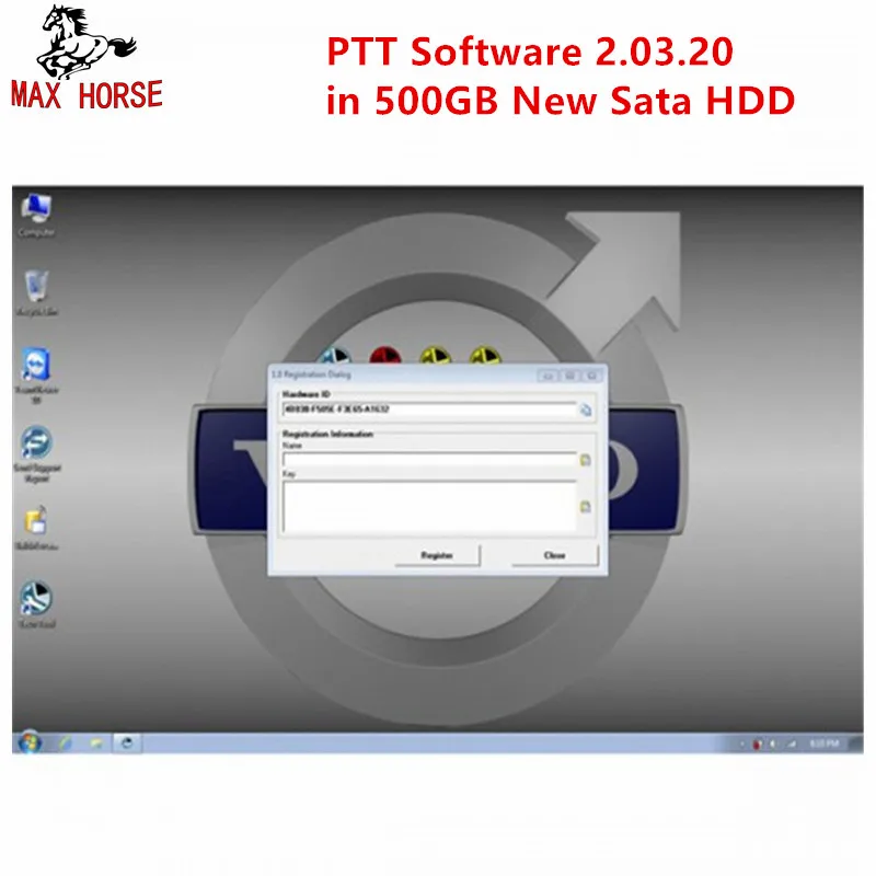 Программное обеспечение PTT 2.03.20 для Volvo 88890300 Vocom Интерфейс предустановленной в 500