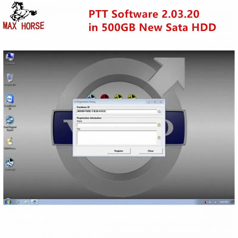 Программное обеспечение PTT 2.03.20 для Volvo 88890300 Vocom Интерфейс предустановленной в 500 ГБ Новый Sata HDD