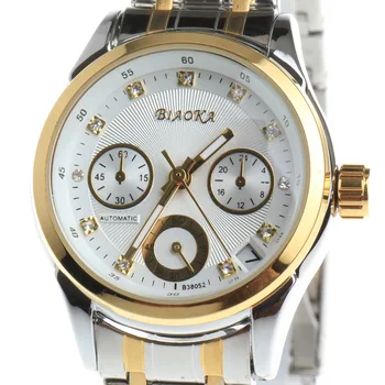 

2018 NEWEST BIAOKA gold mechanical watch Top Brand Luxury automatic watch women stainless steel skeleton relogio feminino