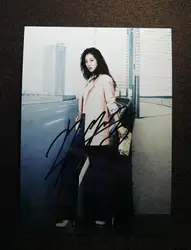 Ручная подпись Парк Шин Хе шин-хе с автографом фото 5*7 дюймов K-POP 112018B