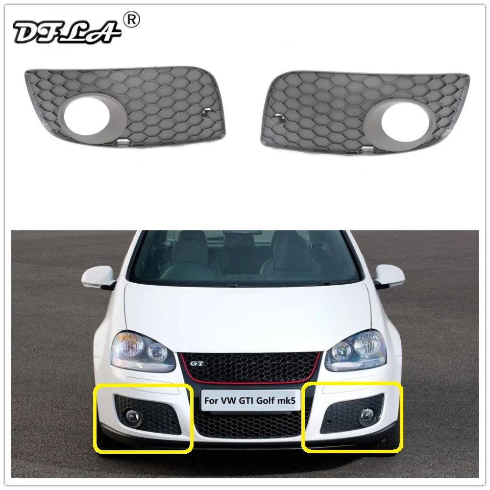 

For VW Golf 5 MK5 GTI 2004 2005 2006 2007 2008 2009 Car-Styling Front Fog Lamp Light Grille Cover