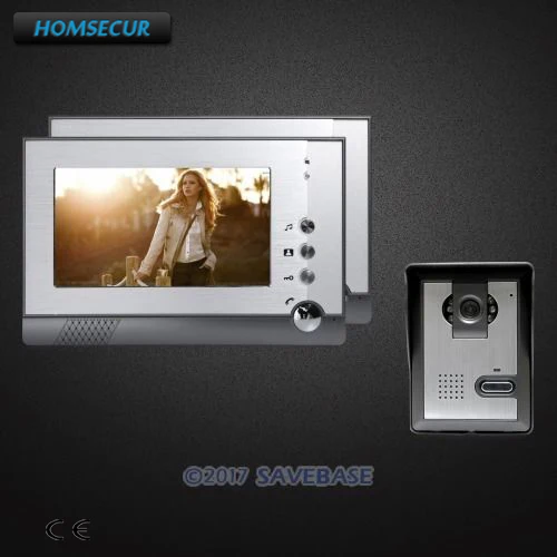 

HOMSECUR 7inch Video Door Entry Phone Call System with IR Night Vision for Home Security