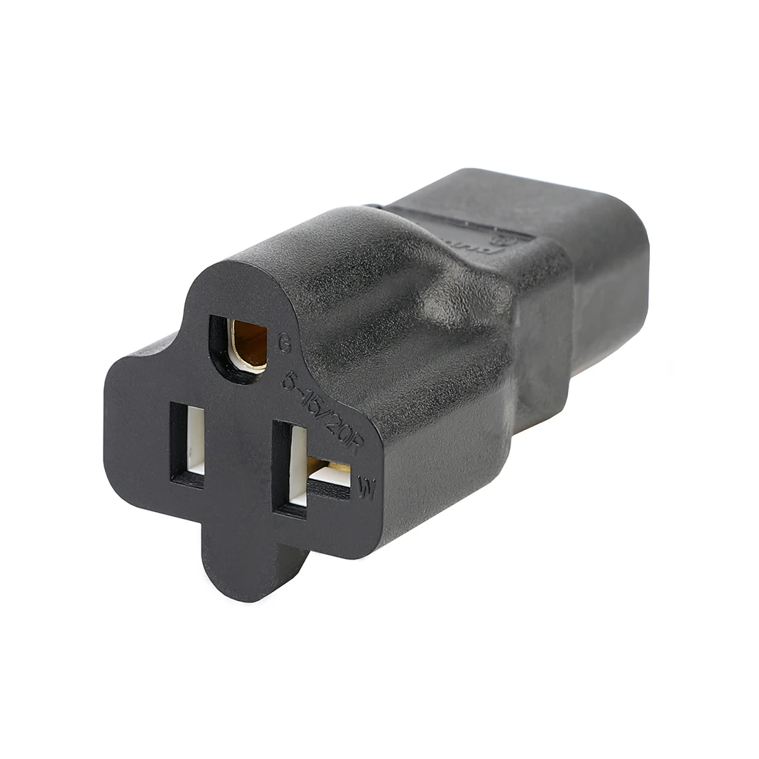 JORINDO IEC 320 C14 Male to Nema 5-15R/20R Comb AC Power Adapter,C14 10Amp to US T Blade 20Amp AC Converter connector