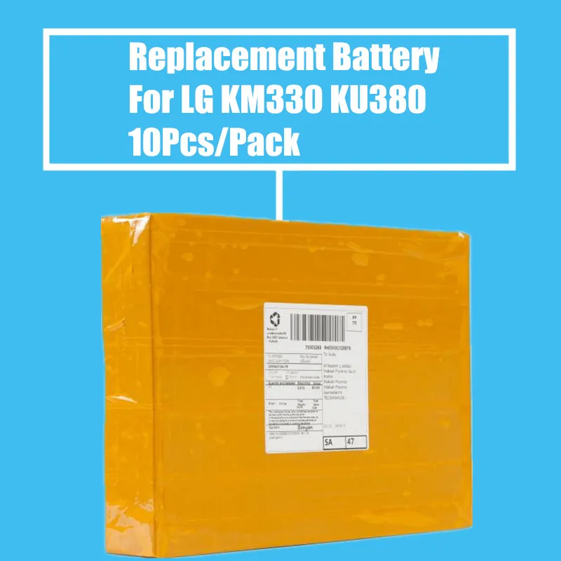 Сменный аккумулятор 800 мАч для LG KM330 KU380 AX585 10 шт./упак. | Мобильные телефоны и