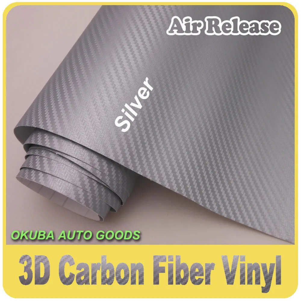 Buy Free Shipping Wholesale 3D Carbon Fiber Vinyl Self