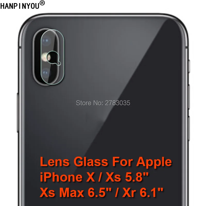 Для Apple iPhone Xs Max/Xr/Xs прозрачная ультра тонкая задняя камера защита объектива