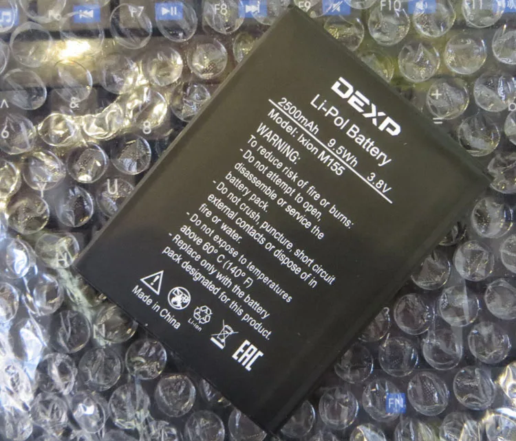 Для DEXP IXION M155 2500mah Мобильный телефон литий-ионный аккумулятор замена | Мобильные