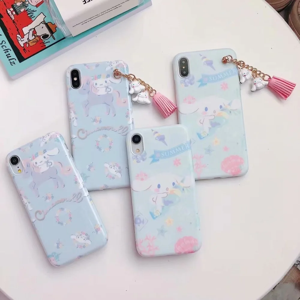 ORYKSZ для iphone X XR XS MAX случае Роскошные Мультфильм Мелодия рисунком силиконовые