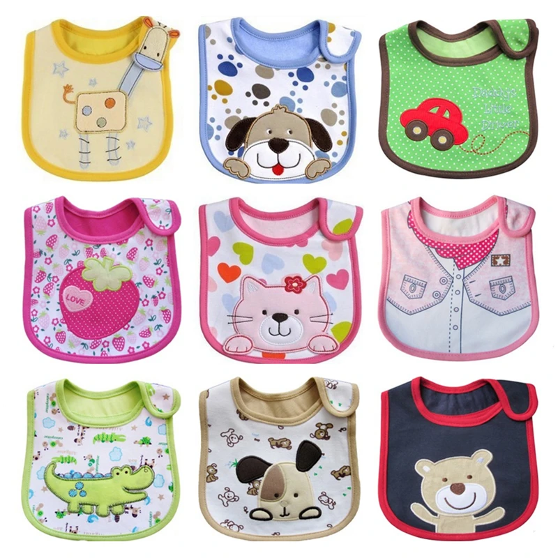 1 PCS Bebê Recém-nascido Bibs Baberos Babador Bandana Babadores Para Bebês À Prova D’ Água Para Crianças Meninas Meninos Bib da Roupa Do Bebê