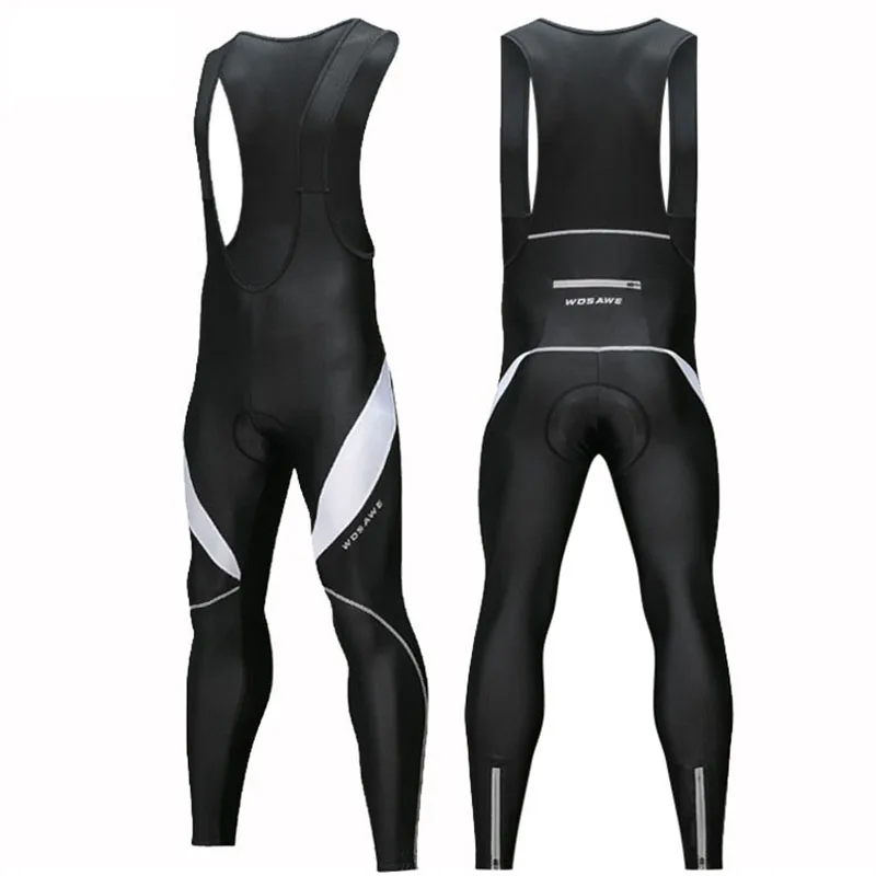 

3D Gel Padded Cycling Bib Pants Men Winter MTB Rode Bike Long Tights Quick Dry Bicycle Leggings Breathable Elastic Bib Trousers