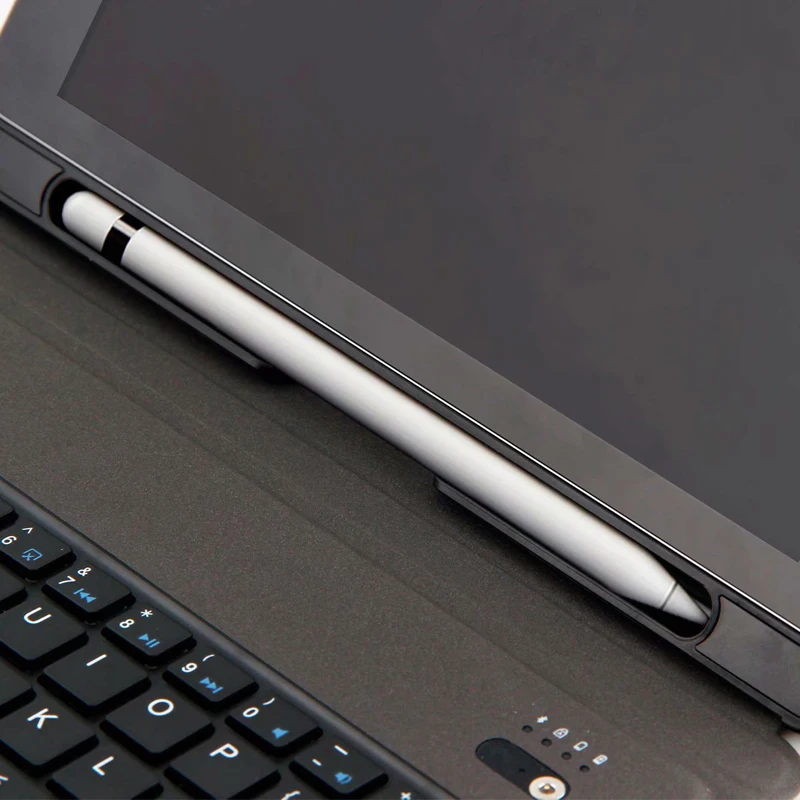 Ультра тонкий беспроводной Bluetooth клавиатура Стенд кожаный защитный чехол для iPad 9