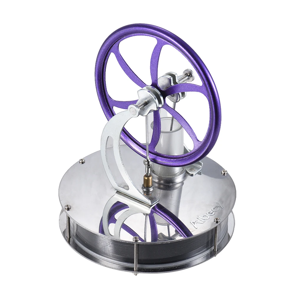 D16-C Stirling Engine Model - Low Temperature Heat Engine For Physics Education & STEM Learning