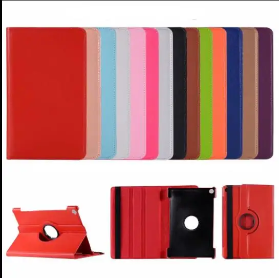 

for Samsung 2019 SM-T510 SM-T515 10.1" 360 Rotating Case for Samsung Galaxy Tab A 10.1 2019 T510 T515 Stand Cover PU Leather+pen
