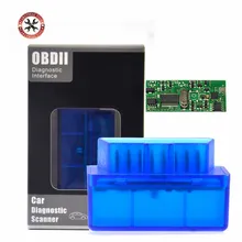 2019 mini chip pic18f25k80 real de bluetooth do varredor diagnóstico do carro de elm327 v1.5 obd2 para android/pcread/limpar o código de problemas