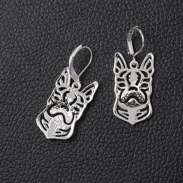 

2016 New handmade style products one of the hottest new version of the clown decoration dog earrings adorn article,dog series,
