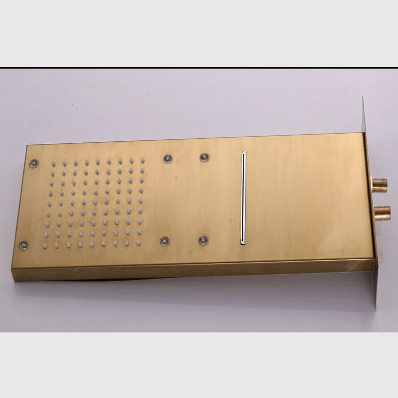 quyanre wanfan frap gappo gold digital shower faucets set led rainfall waterfall shower head 3-way digital display mixer tap handshower bath shower2