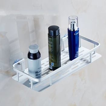 

Space Aluminum Wall-mounted Suction Cup Not Punch Holder Storage Rack Seamless Set Kitchen Bathroom Organizer Design