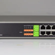8ch PoE коммутатор Gigabit 10/100/1000 Мбит/с IEEE 802.3af/at HD сети PoE камера(SIP-POE1008