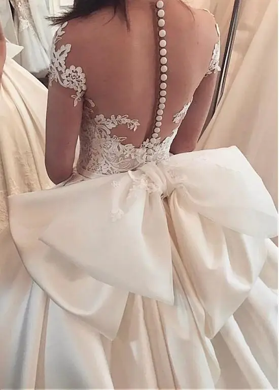 Съемная Vestido De Noiva 2019 мусульманские свадебные платья бальное платье кепки рукава кружево Винтаж Дубай арабское свадебное платье свадебные