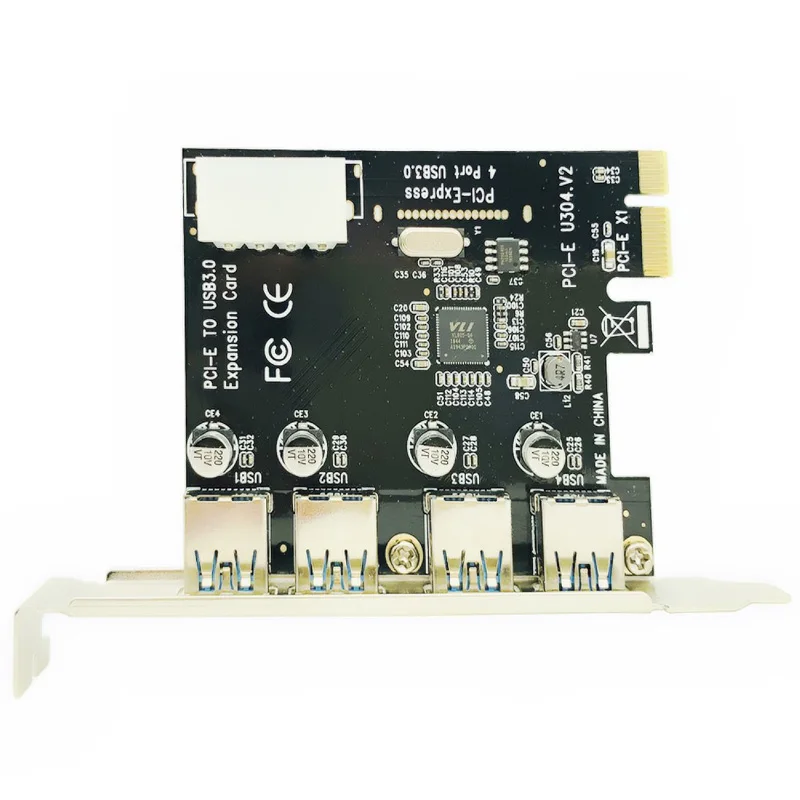 H1111Z USB PCI E Geni letme Kart 4 Port USB 3 0 PCI Express Geni leme 